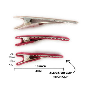 Wisp Pigtail Pinch Clips - Various Colours