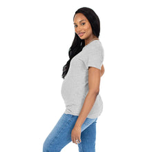 Load image into Gallery viewer, Kindred Bravely Ribbed Bamboo Maternity Crew Neck T-shirt