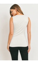 Load image into Gallery viewer, Maternity &amp; Nursing Perfect Fit Tank - White