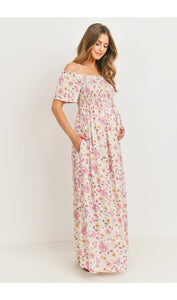 Maternity Maxi Dress with Pockets