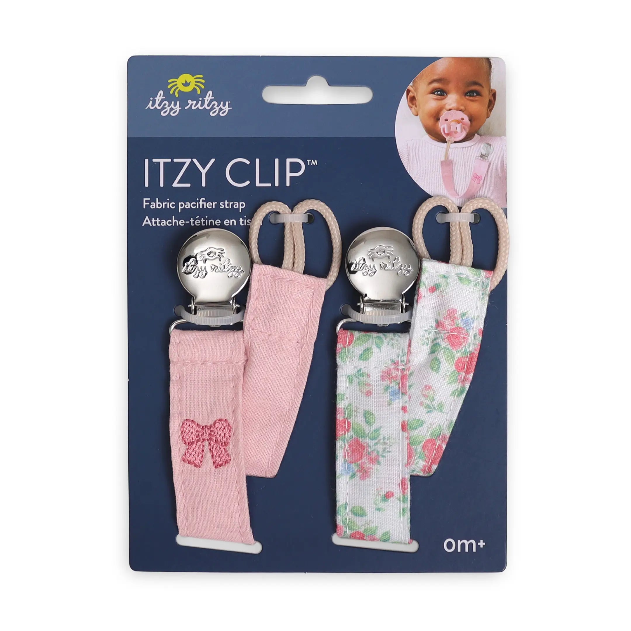 Itzy Clip Fabric Pacifier Strap – Pickles & Littles Maternity Boutique