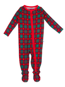 Holiday Bamboo Baby Footies