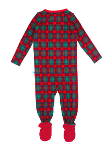 Holiday Bamboo Baby Footies