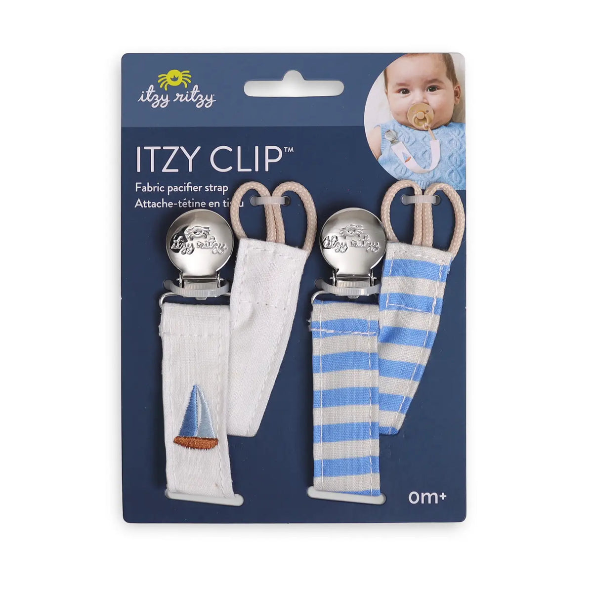 Pickle Pacifier Itzy Clip Fabric Pacifier Strap – Pickles & Littles Maternity Boutique