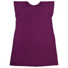 Load image into Gallery viewer, Mama Labor Delivery Maternity &amp; Nursing Gown - Plum Purple