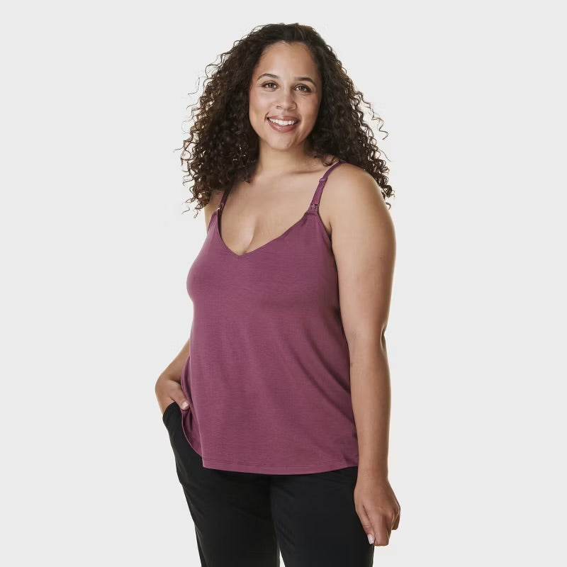 Bravado Nursing & Maternity Tank -Berry