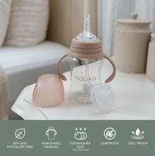 Load image into Gallery viewer, noüka Transitional Sippy/Weighted Straw Cup 8Oz
