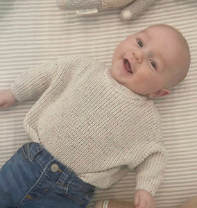 Chunky Oversized Baby Sweater