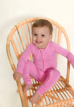 Load image into Gallery viewer, Slumberly Powerful Pink Convertible Baby &amp; Toddler Footie