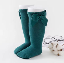 Load image into Gallery viewer, Knotted Bow Knee Socks