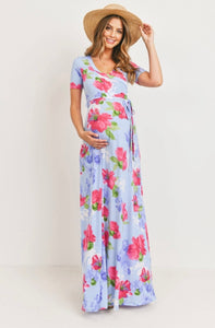 Nora Maternity Maxi Dress