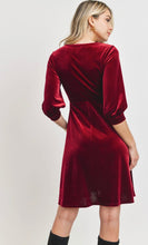Load image into Gallery viewer, Velvet Maternity and Nursing Swing Dress