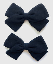 Load image into Gallery viewer, Emma Wisp Pig Tail Bows - Various Colours