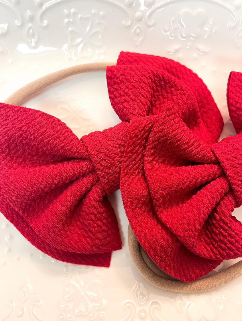 The Holly Bow Headband