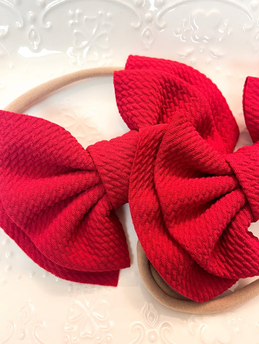The Holly Bow Headband