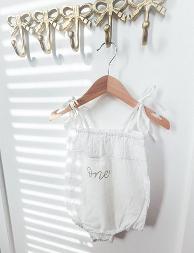 Simple One Birthday Romper