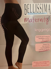 Load image into Gallery viewer, Maternity Footless Tights/Leggings - Black