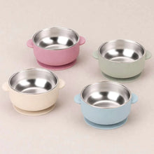 Load image into Gallery viewer, Stainless Steel Bowl &amp; Utensils