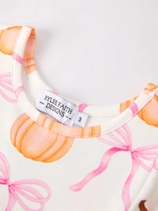 Pumpkin and Bows Dress