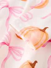 Load image into Gallery viewer, Pumpkin and Bows Dress