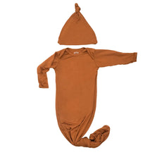 Load image into Gallery viewer, Baby Knotted Gown - Harvest