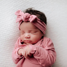 Load image into Gallery viewer, Baby Knotted Gown - Rose