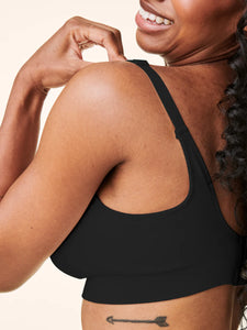 Intrigue Balconette Maternity & Nursing Bra - Pearl & Black