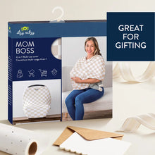 Load image into Gallery viewer, Itzy Ritzy Mom Boss™ 4-in-1 Multi-Use Car Seat + Nursing Cover