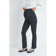 Load image into Gallery viewer, High Rise Flare Maternity Knit Pants