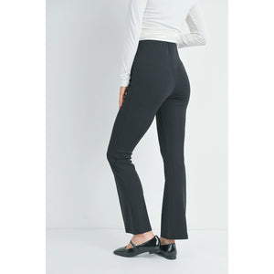 High Rise Flare Maternity Knit Pants