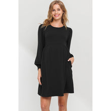 Load image into Gallery viewer, Maternity Knit Dress - Black