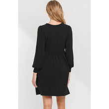 Load image into Gallery viewer, Maternity Knit Dress - Black