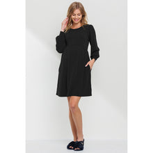 Load image into Gallery viewer, Maternity Knit Dress - Black