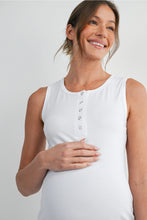 Load image into Gallery viewer, Essential Maternity &amp; Breastfeeding Snap Tank