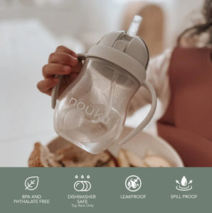 noüka Non-Spill Weighted Straw Cup 8 oz - Various Colours