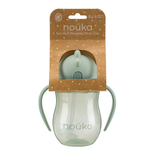 noüka Non-Spill Weighted Straw Cup 8 oz - Various Colours