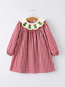 Preorder Christmas Tree Plaid Dress