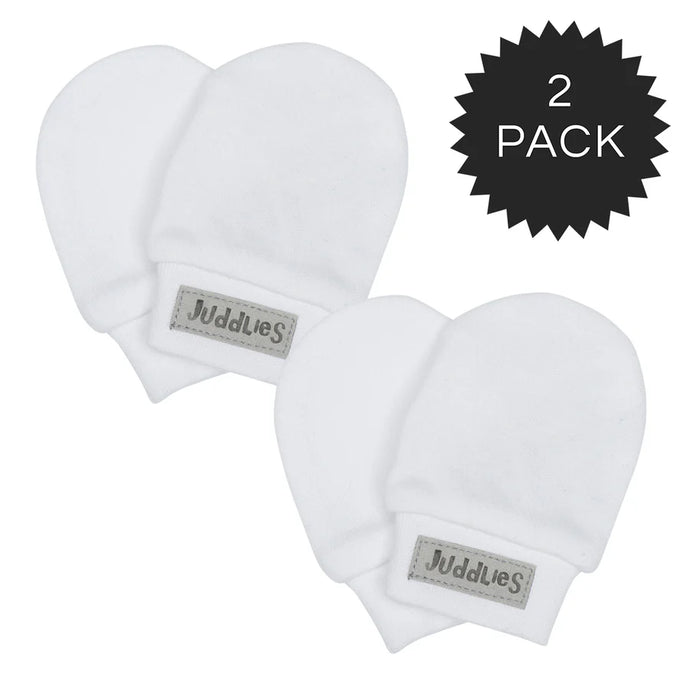 Organic Baby Scratch Mitts - Set of 2 Pairs
