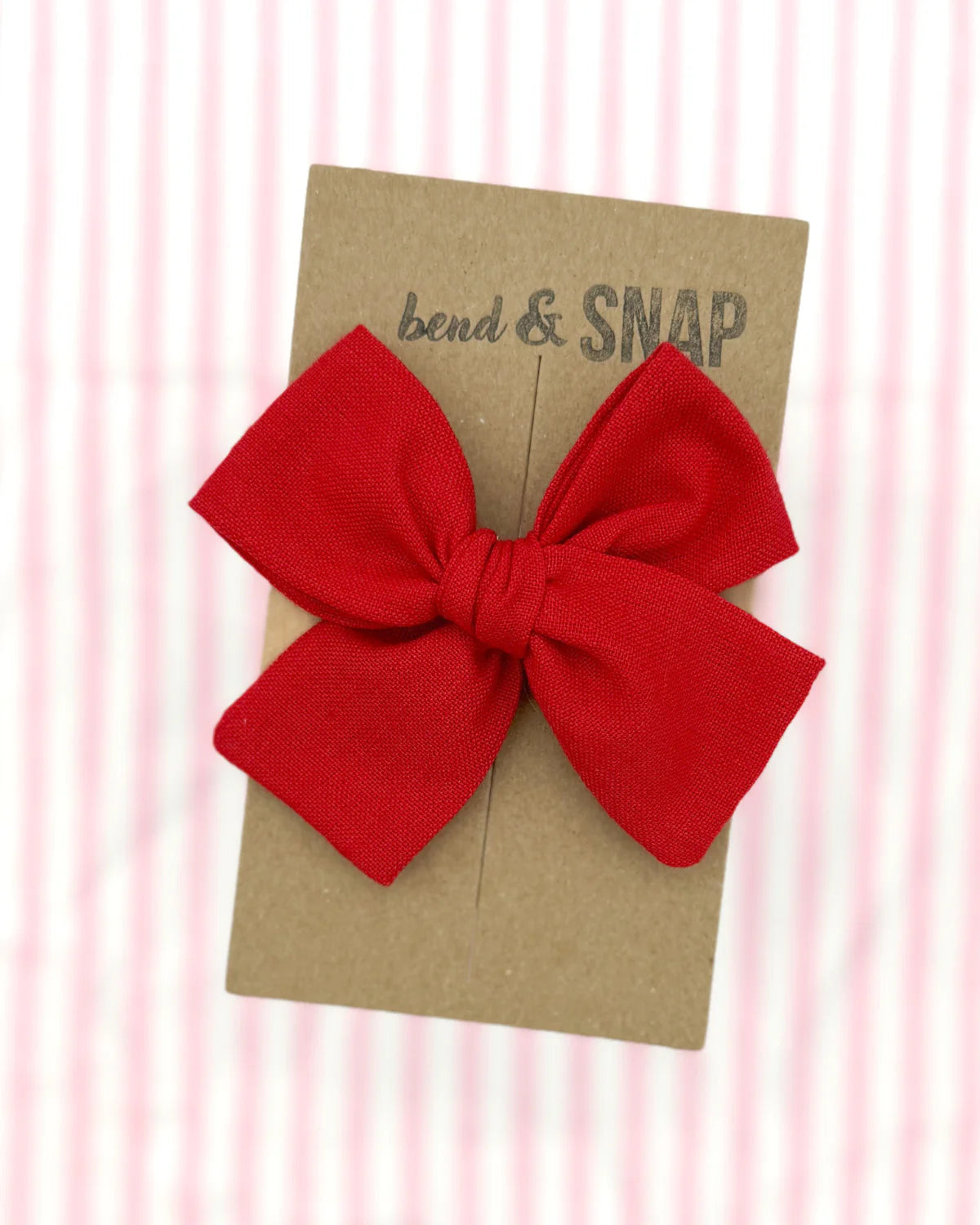 Hand Tied Clip Bow