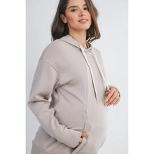 Load image into Gallery viewer, Maternity &amp; Nursing Hoodie - Taupe
