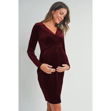 Load image into Gallery viewer, Carol Maternity Dress - Burgendy