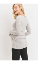 Load image into Gallery viewer, Long Sleeve Maternity Tunic - Various Colours