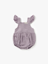 Load image into Gallery viewer, Mila Baby Flutter Bubble Romper - Lilac