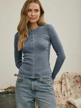 Load image into Gallery viewer, Button Front Knit Top