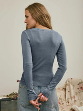 Load image into Gallery viewer, Button Front Knit Top