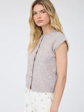Load image into Gallery viewer, Raw Edge Short Sleeve Cardigan
