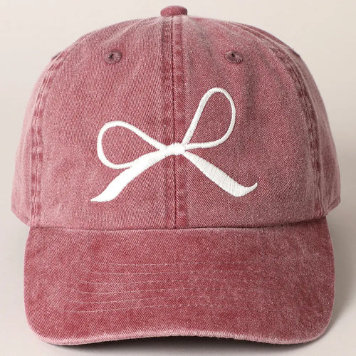 Bow Baseball Hat