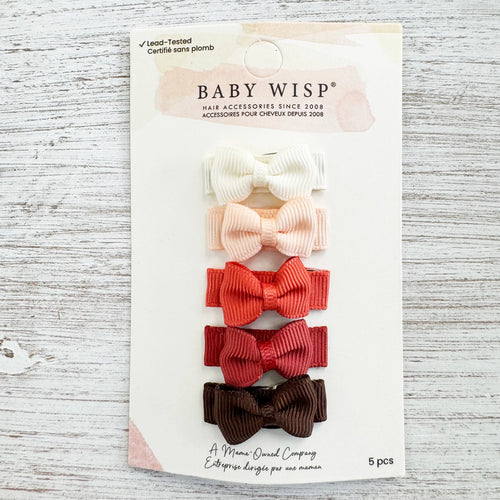 Mini Wisp Tux Bows - Sunset