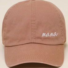 Load image into Gallery viewer, Mama Embroidered Baseball Cap