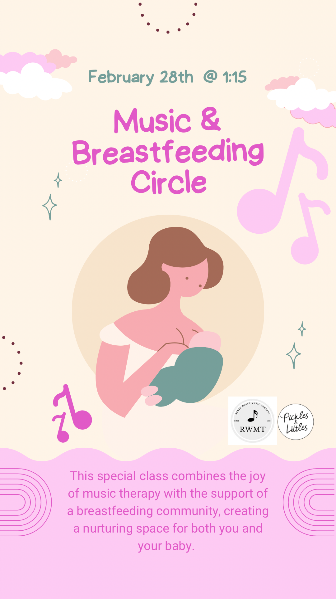 Music & Bonding Breastfeeding Circle at Making Music Academy